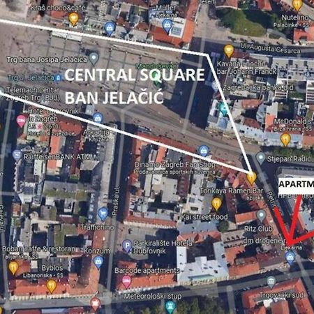 Appartamento Zagreb Bunker At Main Square Esterno foto